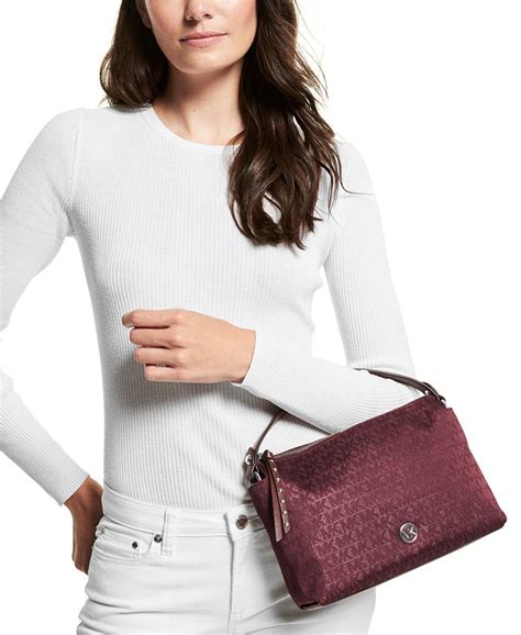 michael kors messenger bag macys|michael kors small messenger bag.